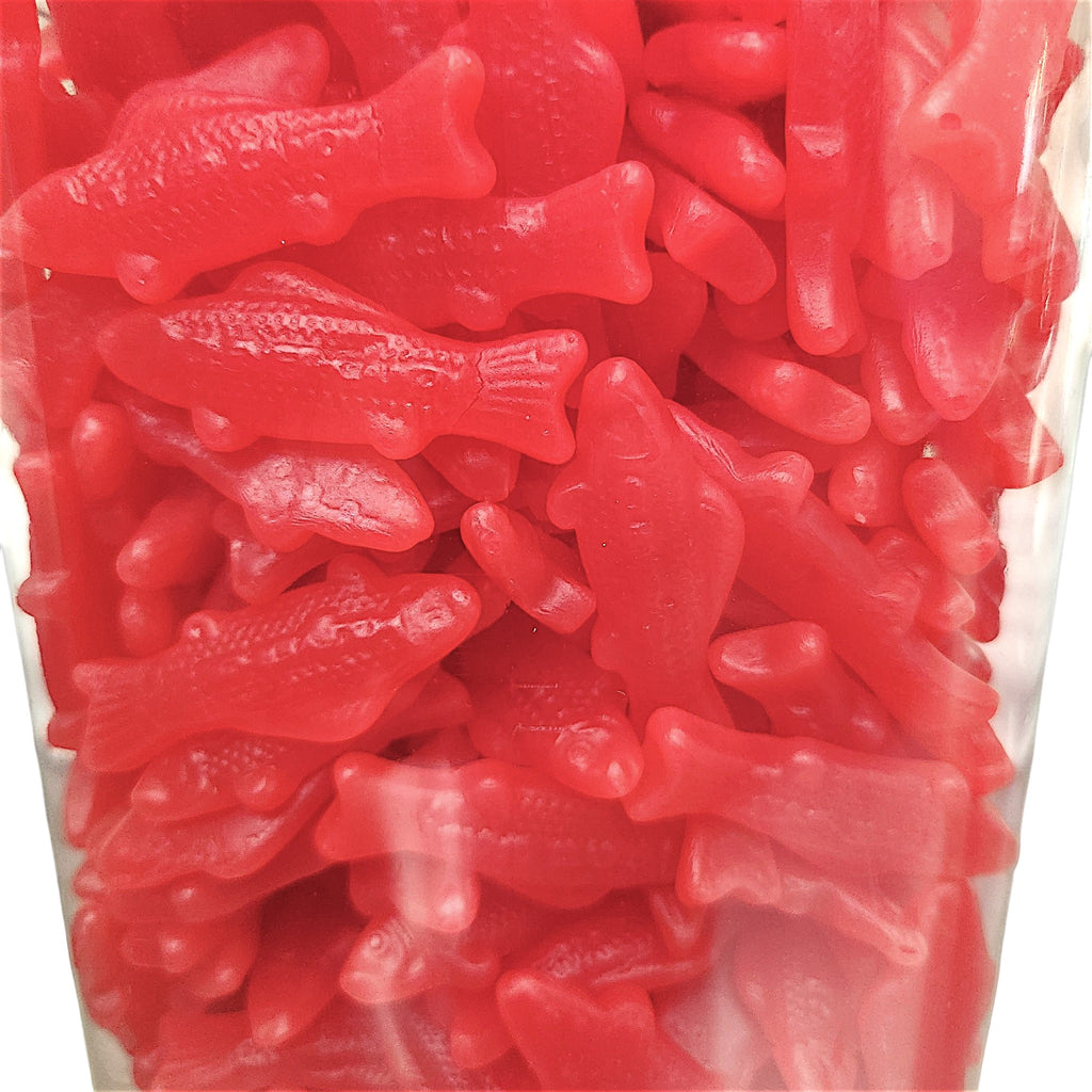 Red Fish Semi-Soft Gummy Candy  | Swedish Style Bag of Gummies | Bulk Candy