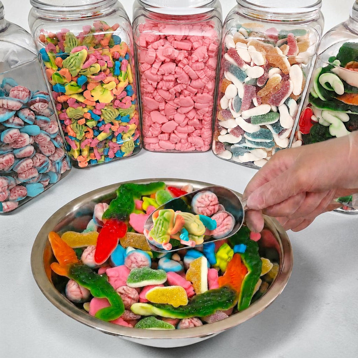 Weird Gummy Mix 1 POUND | 5 Different Forms Funny Novelty Gummy Candy Mix