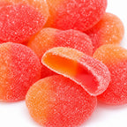 Haribo Gummy Peaches Watermelon Wedges Sweet Candy, Bag of Gummies | Bulk Candy
