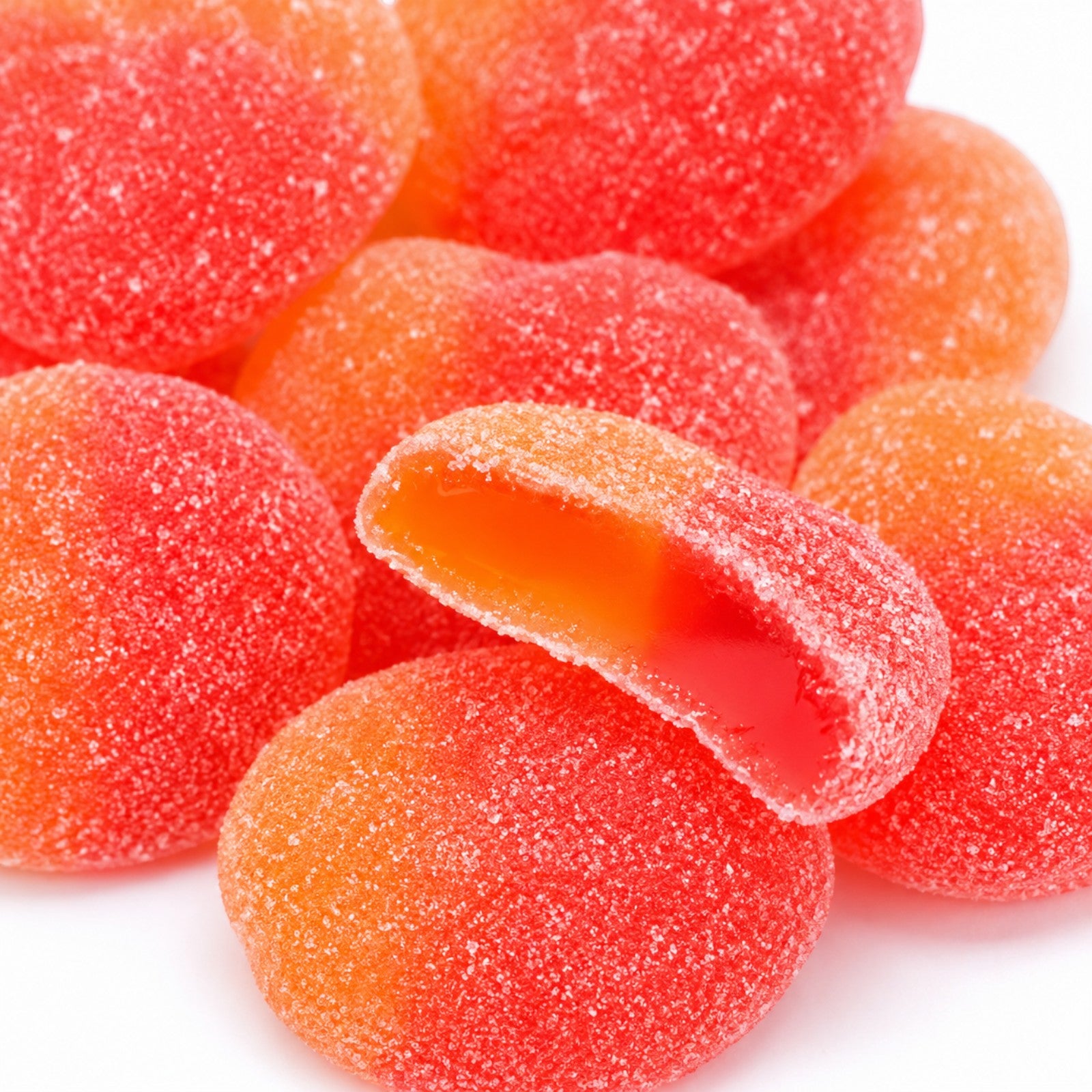 Haribo Gummy Peaches Watermelon Wedges Sweet Candy, Bag of Gummies | Bulk Candy
