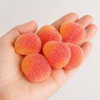 Haribo Gummy Peaches Watermelon Wedges Sweet Candy, Bag of Gummies | Bulk Candy