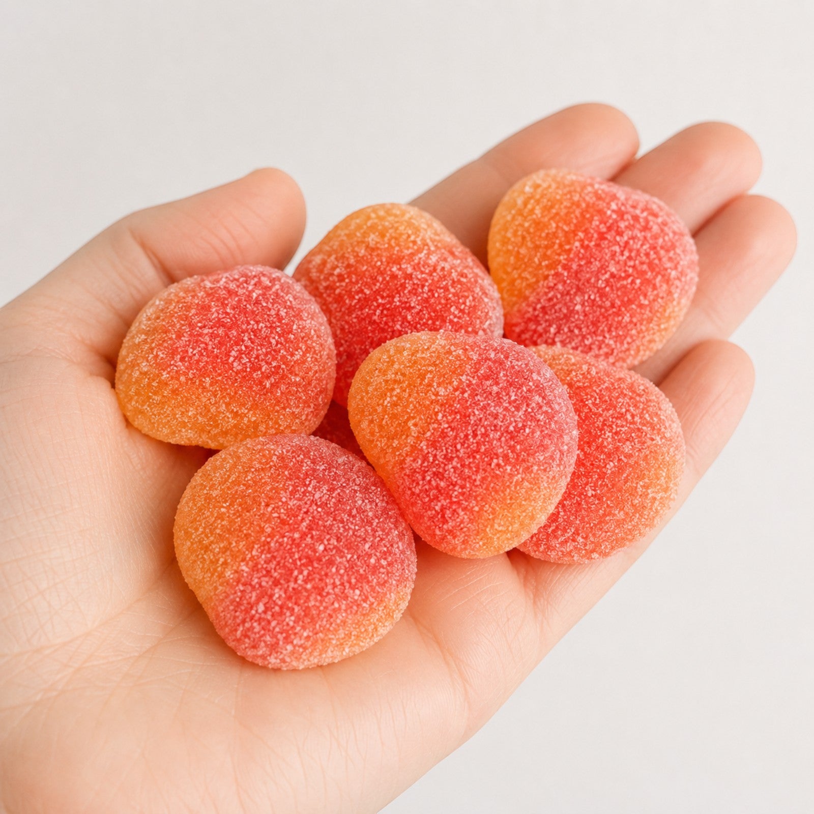 Haribo Gummy Peaches Watermelon Wedges Sweet Candy, Bag of Gummies | Bulk Candy