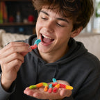 Gummy Worms Candy | Sweet, Sour or Chili Gummy Worms (Your Selection)