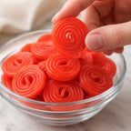 Licorice Wheel Candy | Dual Line Strawberry, Blue Raspberry & Dual-Flavor Licorice Wheels (Your Selection)