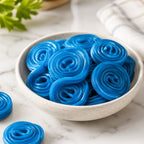 Licorice Wheel Candy | Dual Line Strawberry, Blue Raspberry & Dual-Flavor Licorice Wheels (Your Selection)