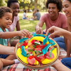 Mega Gummy Mix 1 Pound | (Not Sour) 7 Different Assorted Sweet Candy, Bulk Candy