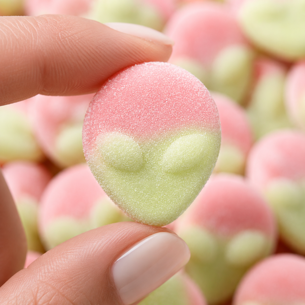Watermelon Swedish Style Alien Gummy Candy | Bag of Gummies | Bulk Candy