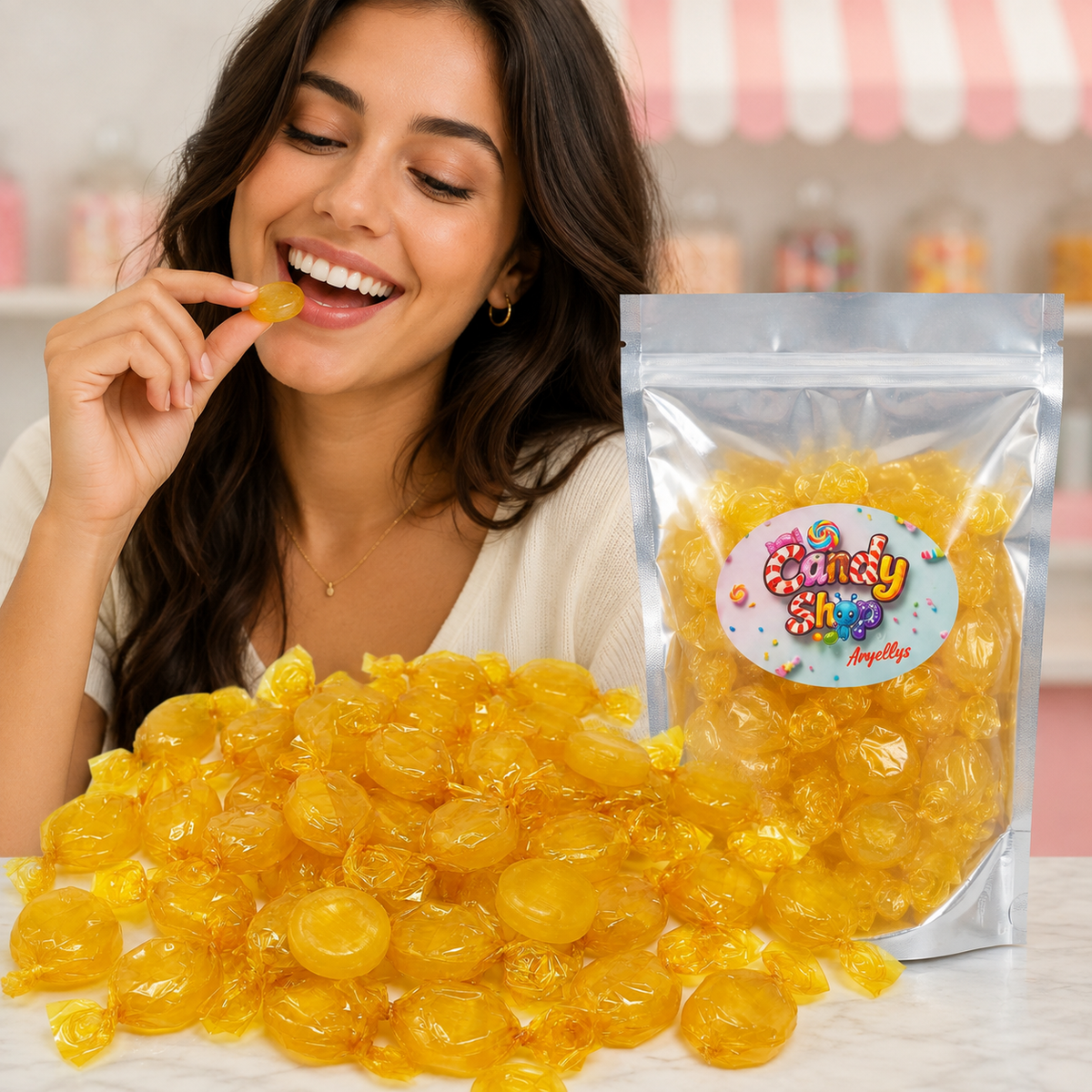 Butterscotch Buttons  Nostalgia Candy | Classic Butterscotch Old School Hard Candy