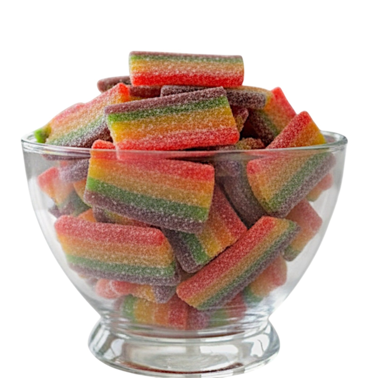 Rainbow Belt Bites Sour Gummy Candy | Bulk Candy