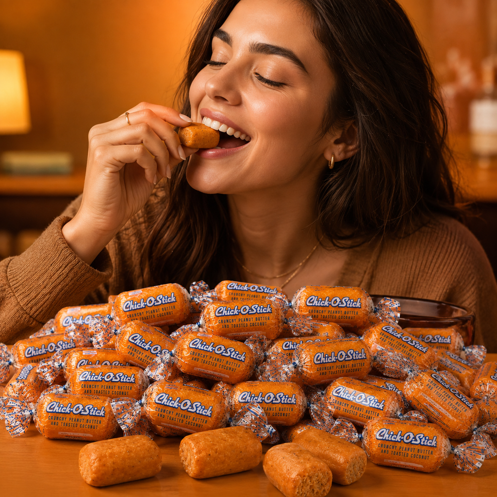 Chick-O-Stick Bite Size | Classic Peanut Butter Coconut Mini Bars, Bulk Candy