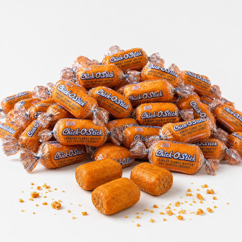 Chick-O-Stick Bite Size | Classic Peanut Butter Coconut Mini Bars, Bulk Candy