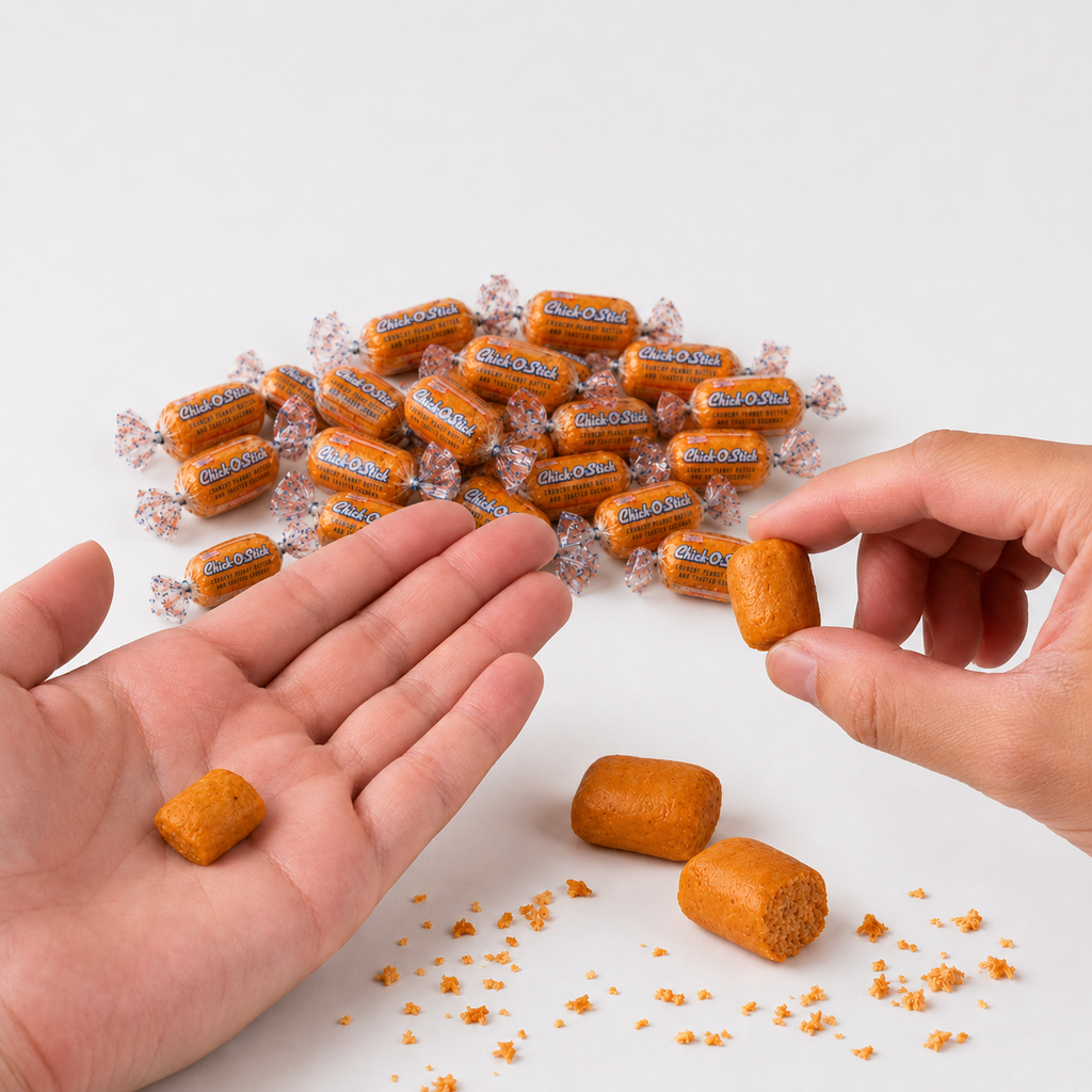 Chick-O-Stick Bite Size | Classic Peanut Butter Coconut Mini Bars, Bulk Candy