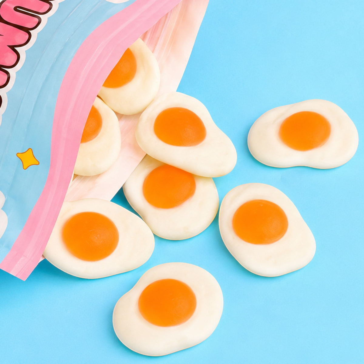Fried Eggs Gummy Candy, Bag of Gummies | Bulk Candy