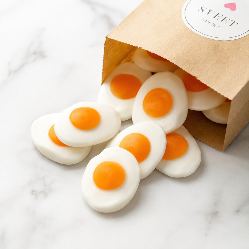 Fried Eggs Gummy Candy, Bag of Gummies | Bulk Candy