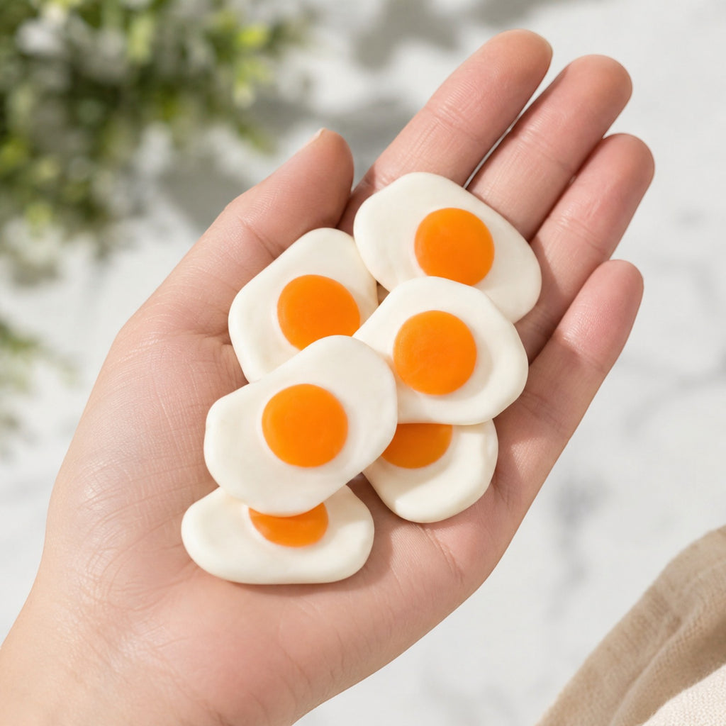 Fried Eggs Gummy Candy, Bag of Gummies | Bulk Candy