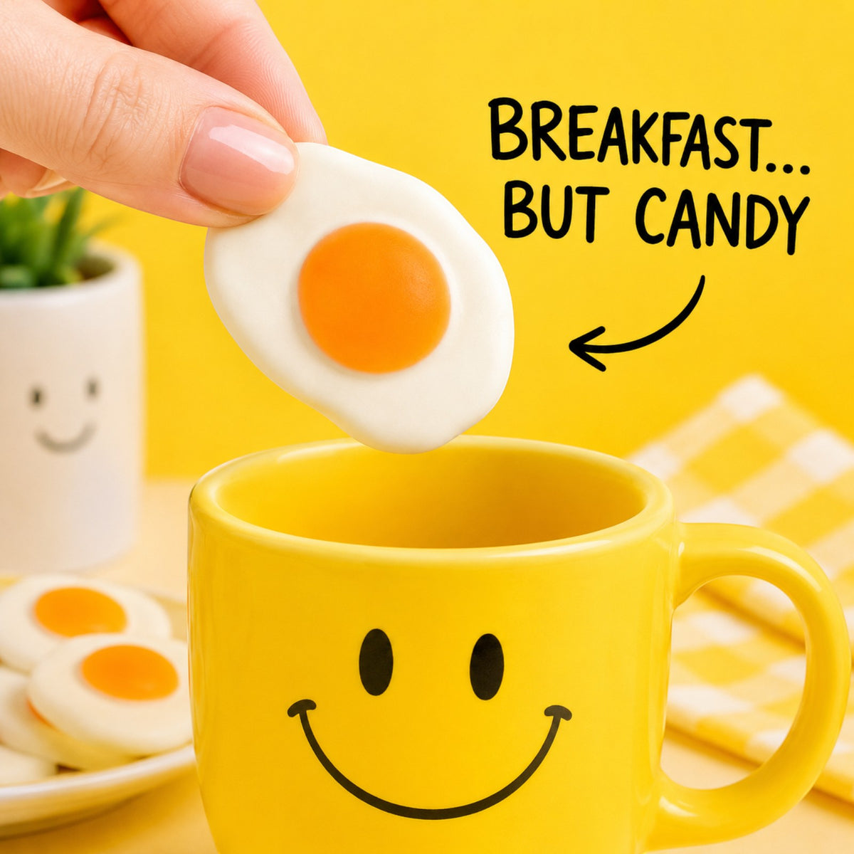Fried Eggs Gummy Candy, Bag of Gummies | Bulk Candy