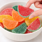 Gourmet Fruit Slices Candy | Large Sugar-Coated Fruit Candy | Choose Your Flavor