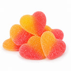 Peachy Hearts Sour Gummy Candy | Bag of Gummies | Bulk Candy