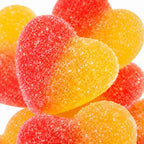 Peachy Hearts Sour Gummy Candy | Bag of Gummies | Bulk Candy