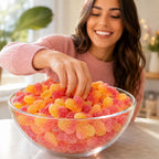 Peachy Hearts Sour Gummy Candy | Bag of Gummies | Bulk Candy