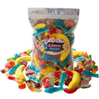 Mega Gummy Mix 1 Pound | (Not Sour) 7 Different Assorted Sweet Candy, Bulk Candy