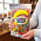 Mega Gummy Mix 1 Pound | (Not Sour) 7 Different Assorted Sweet Candy, Bulk Candy