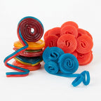 Licorice Wheel Candy | Dual Line Strawberry, Blue Raspberry & Dual-Flavor Licorice Wheels (Your Selection)