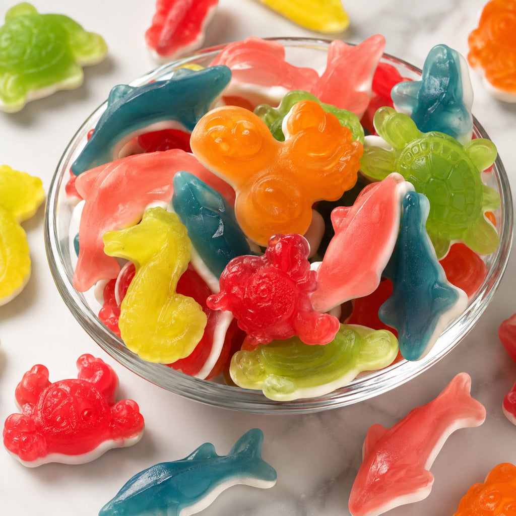 Build Your Own Crazy Forms Gummy Mix Sweet Candy ( NOT SOUR) Cupcakes, Dinosaurs, Brains, Eggs, Gators, Ice Cream (Your Selection )