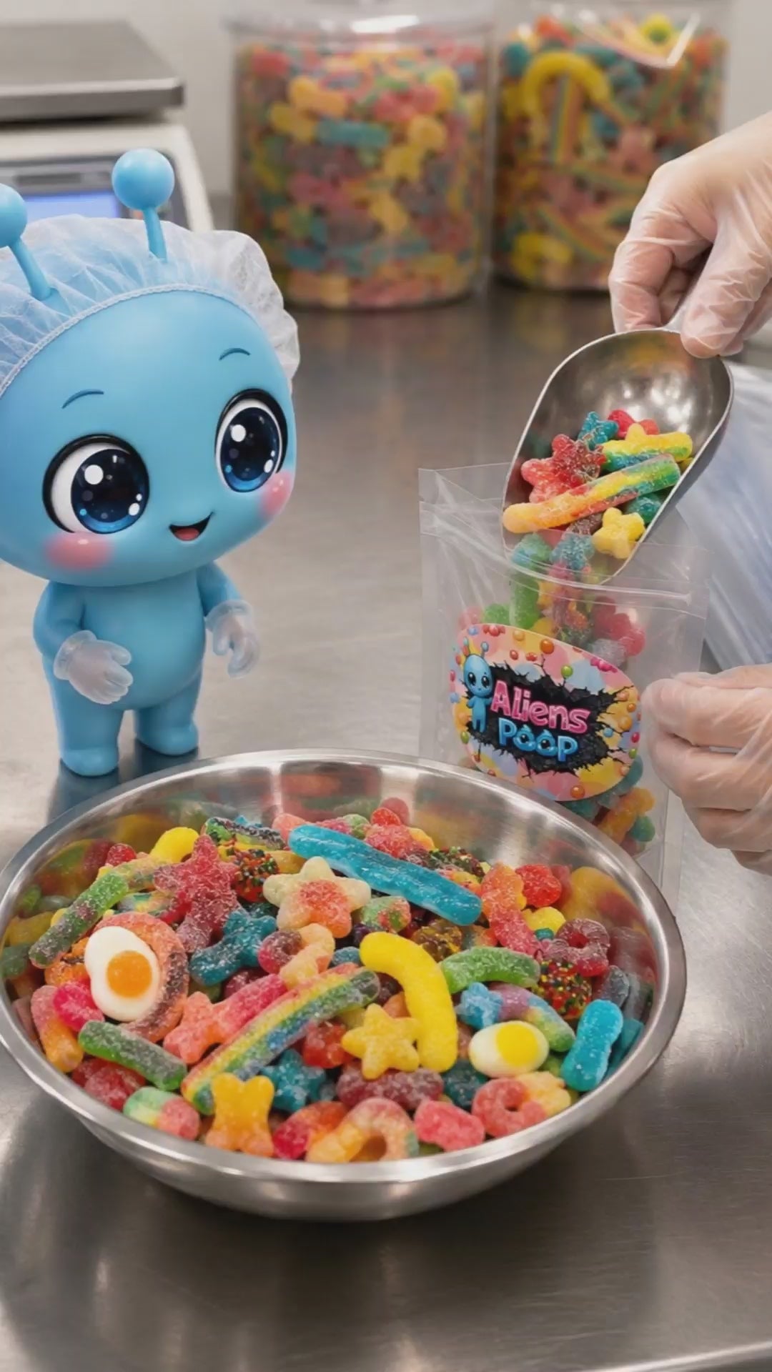 Build Your Own Crazy Forms Sour Gummy Mix - Novelty Candy