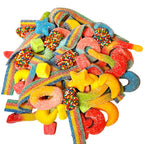 Rainbow Candy Mix 1 Pound | 6 Different Gummies & Sour Candy Mix, Bulk Candy