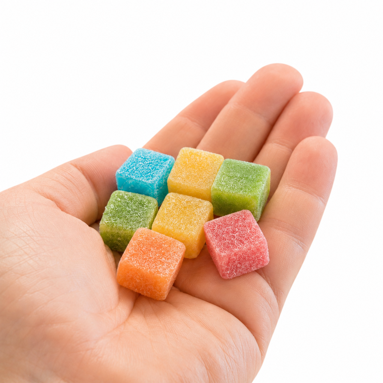 Rainbow Cubes Sour Gummy Candy | Bag of Gummies | Bulk Candy