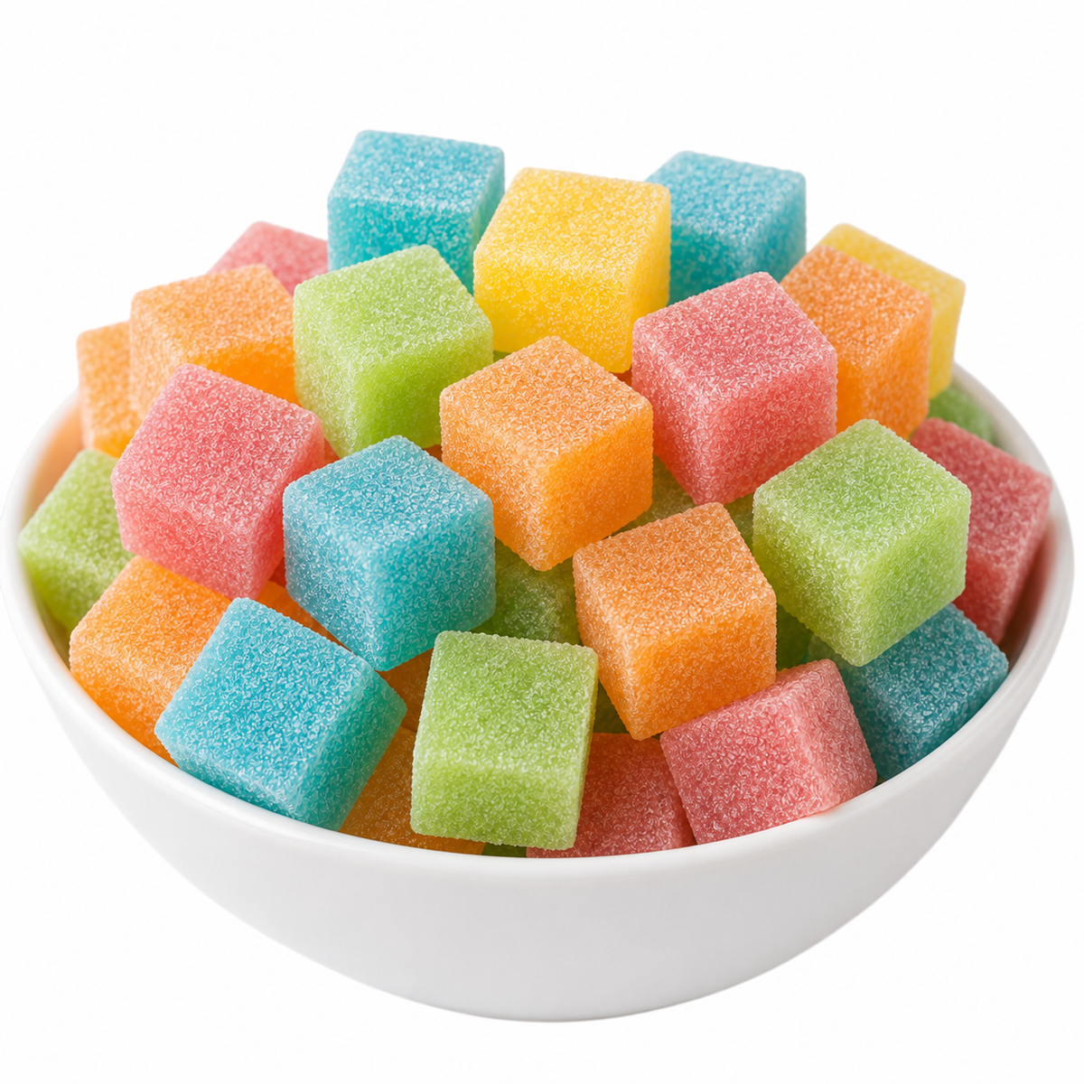 Rainbow Cubes Sour Gummy Candy | Bag of Gummies | Bulk Candy