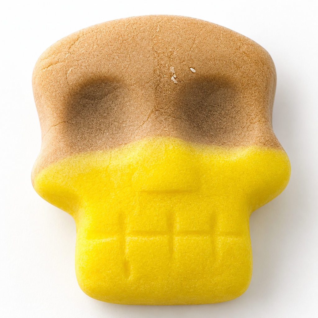 Banana Toffee Swedish Style Skull Gummy Candy | Bag of Gummies | Bulk Candy