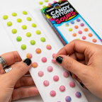 Sour Candy Buttons | Nostalgia Sour Dots -Watermelon, Sour Apple and Blue Raspberry