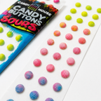 Sour Candy Buttons | Nostalgia Sour Dots -Watermelon, Sour Apple and Blue Raspberry
