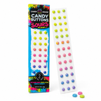 Sour Candy Buttons | Nostalgia Sour Dots -Watermelon, Sour Apple and Blue Raspberry
