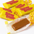 Sugar Daddy Candy Pop 1.7 oz | Classic Caramel Lollipop Nostalgia Candy