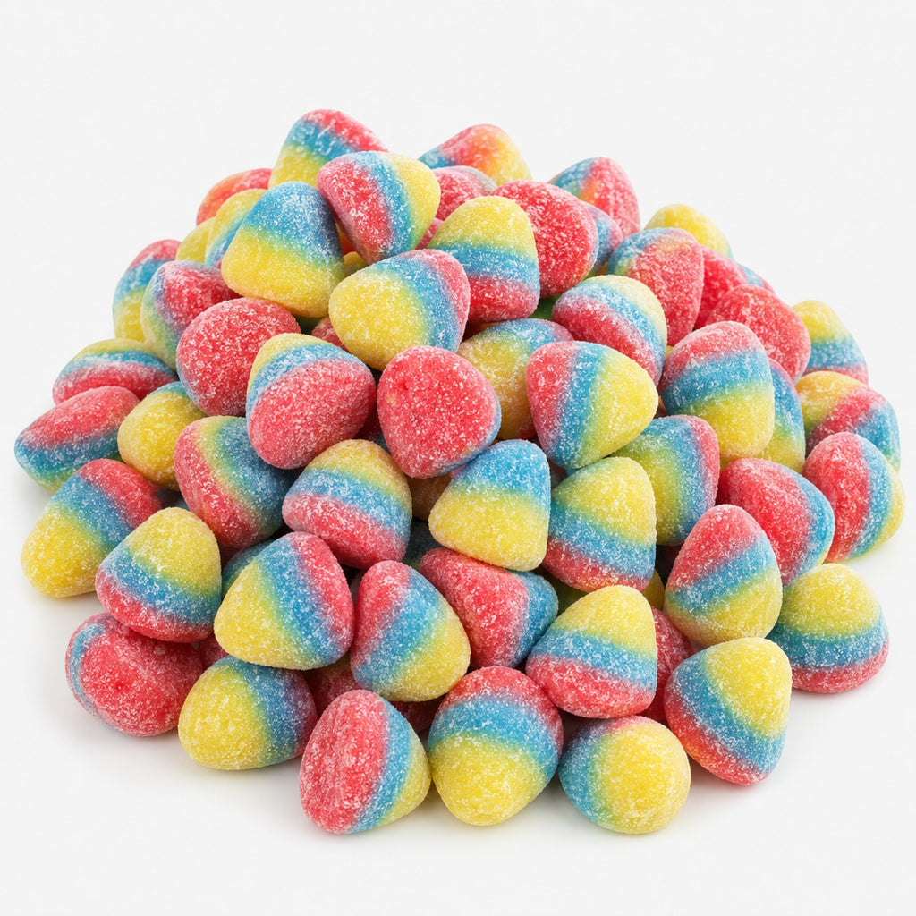 Rainbow Tropical Drops Sour Gummy Candy | Bag of Gummies | Bulk Candy