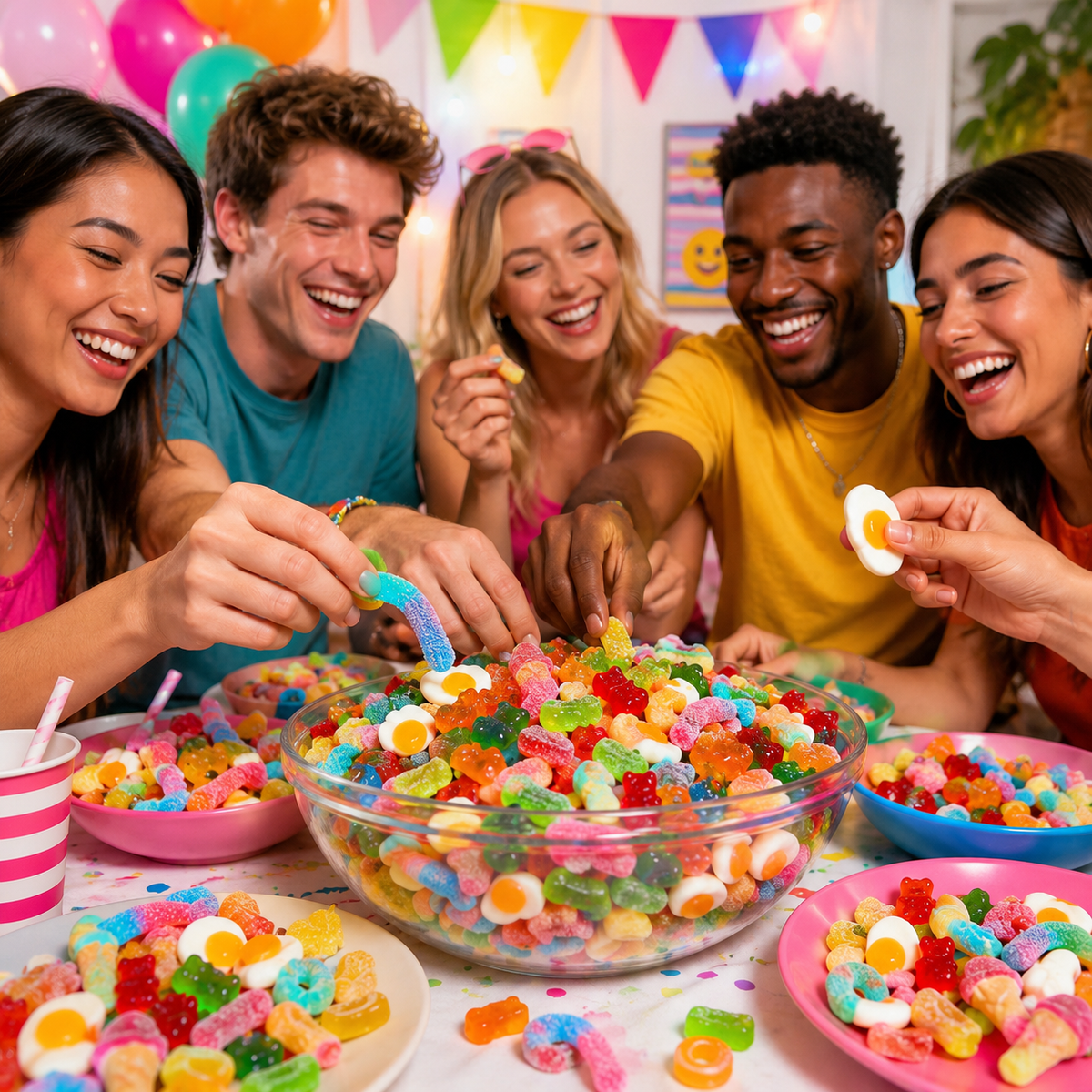 Party Candy Mix Unwrapped 4 LB | 10 Different Assorted Candy Mix for Parties