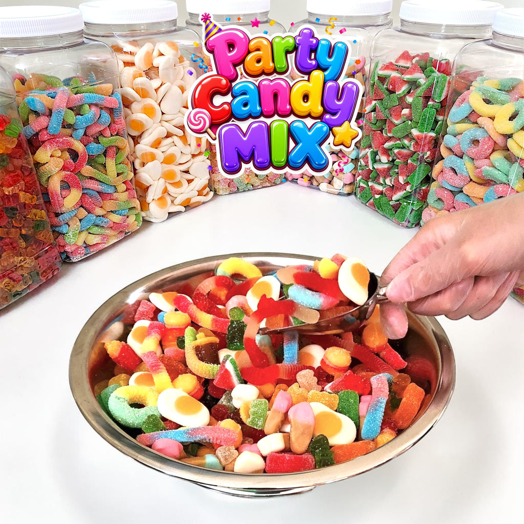 Party Candy Mix Unwrapped 4 LB | 10 Different Assorted Candy Mix for Parties