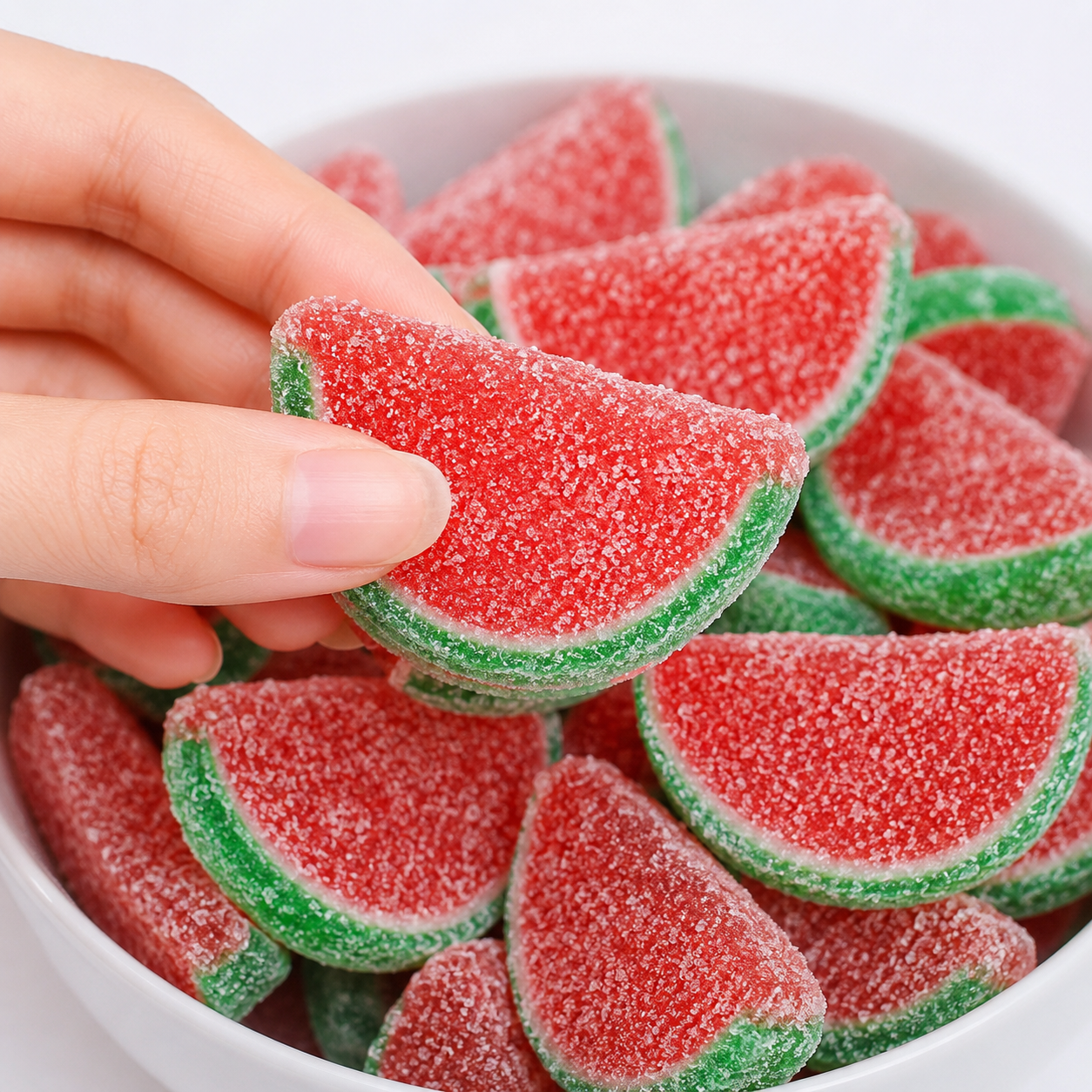 Gourmet Fruit Slices Candy | Large Sugar-Coated Fruit Candy | Choose Your Flavor