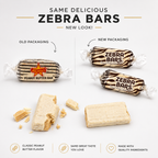 Zebra Bars Peanut Butter Candy - Nostalgia Hard Candy