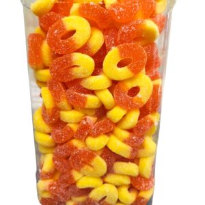 Gummy Rings Candy | Peach Rings, Mexican Chamoy Chili Rings, Green Apple Rings, Raspberry Rings & Watermelon Rings (Your Selection) - Image 14