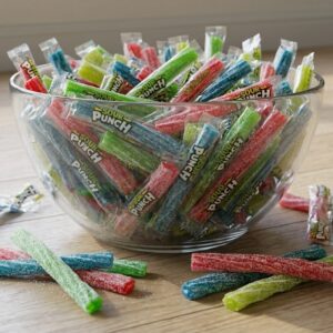 Sour Punch Twists Wrapped | Sour Candy Twists, Bulk Candy - 4 Assorted Flavors, Blue Raspberry, Cherry, Strawberry & Green Apple - Image 5