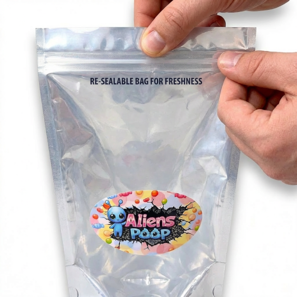 Aliens Poop Weird Gummy Mix 1 POUND | 5 Different Forms Funny Novelty Gummy Candy Mix 9 bag seal