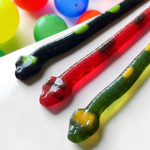 Giant Gummy Snake 2 Feet Long | 1LB Python Candy Snake - Select your Flavor 3 candy snakes4