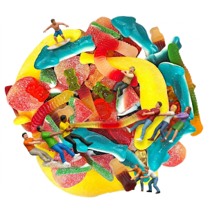 Mega Gummy Mix 1 Pound | (Not Sour) 7 Different Assorted Sweet Candy, Bulk Candy - Image 7