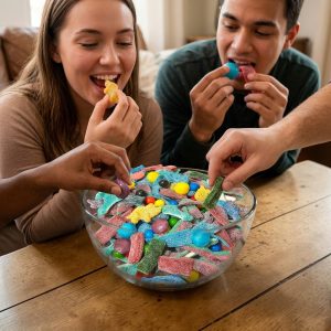 Aliens Poop Nuclear Sour Candy Mix Challenge 1 Pound | 6 Different Extreme Sour Candy Mix - Image 7