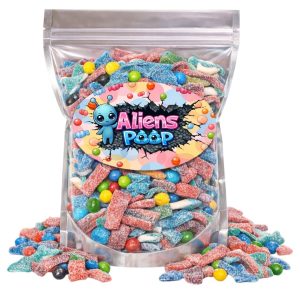 Aliens Poop Nuclear Sour Candy Mix Challenge 1 Pound | 6 Different Extreme Sour Candy Mix - Image 2