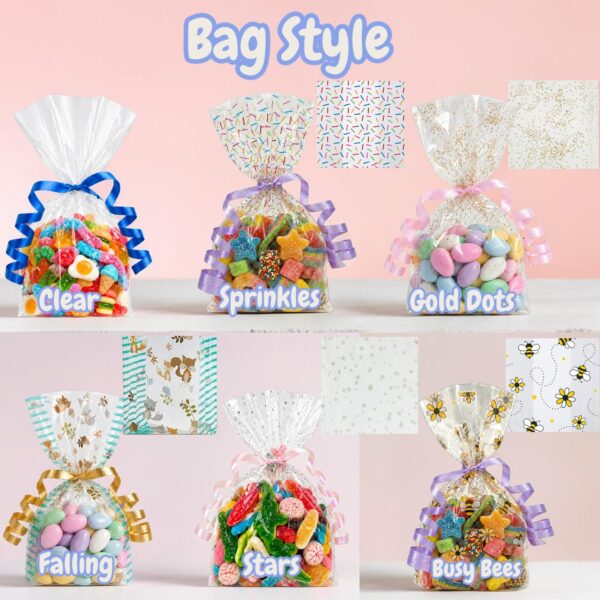 Candy Ready Bags | 6 Pack -Souvenirs For Weddings, Baby Showers, Birthdays Candy Tables 2 bag style 1